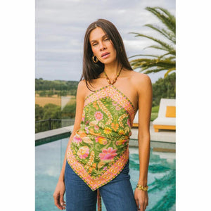 Nine Lives Bazaar Rizz Scarf Top