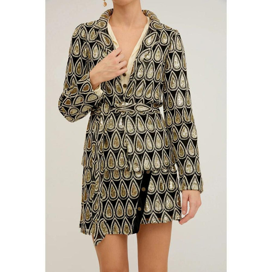 Nine Lives Bazaar Rocket Sequin Jacket