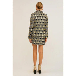 Nine Lives Bazaar Rocket Sequin Jacket