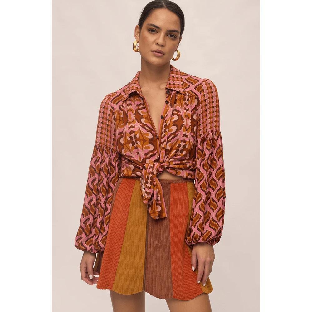 Nine Lives Bazaar Mod Mini Skirt