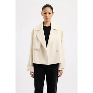 Nude Lucy Karson Crop Trench