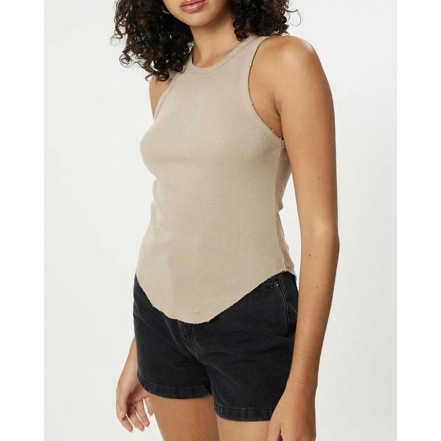One Teaspoon Distressed Ramone Rib Tank
