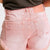One Teaspoon Outlaws Mid Length Denim Short - Vintage Red