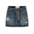 One Teaspoon Belted Denin Mini Skirt