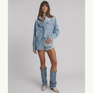 One Teaspoon Everyday Studded Denim Shirt