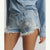 One Teaspoon Retro Dukes Low Waist Mini Denim Shorts