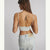 One Teaspoon Denim Heart Backless Crop Top