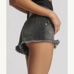 One Teaspoon Renegades High Waist Denim Shorts