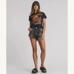 One Teaspoon Renegades High Waist Denim Shorts