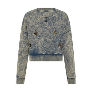 One Teaspoon Fleece Crop Star Sweater