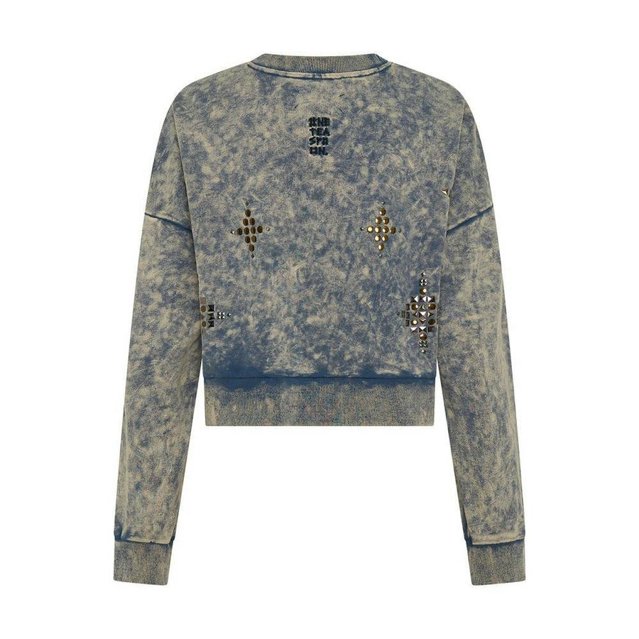 One Teaspoon Fleece Crop Star Sweater