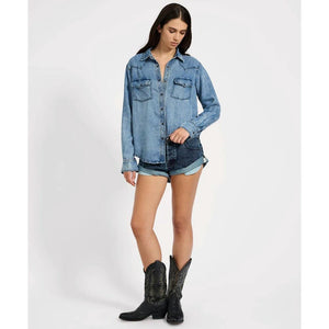One Teaspoon Tencel Western Shirt