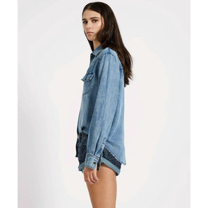 One Teaspoon Tencel Western Shirt