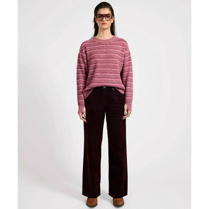 One Teaspoon Stripe Fluffy Mohair Knit Sweater