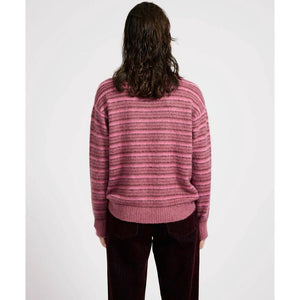One Teaspoon Stripe Fluffy Mohair Knit Sweater