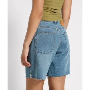 One Teaspoon Jacksons Mid Waist Wide Leg Shorts