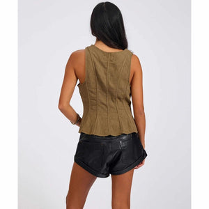 One Teaspoon Desert Muse Peplum Tank
