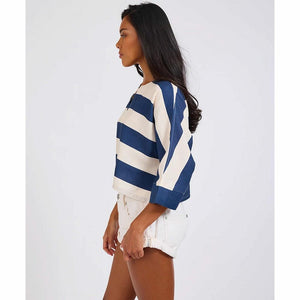 One Teaspoon Blue Vista Batwing Top