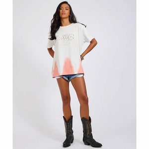 One Teaspoon Love Dip Dye Boyfriend Tee