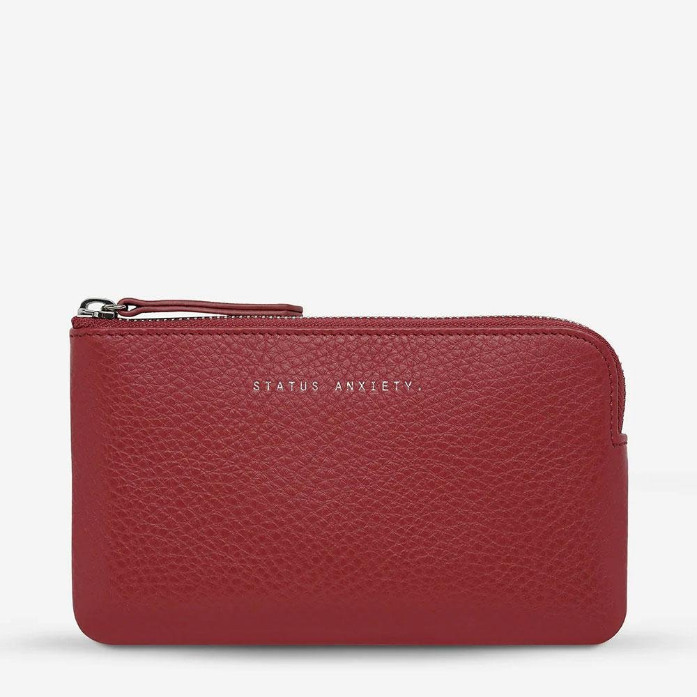 Status Anxiety Smoke & Mirrors Wallet - Rouge