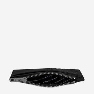 Status Anxiety Avoiding Things Wallet - Black