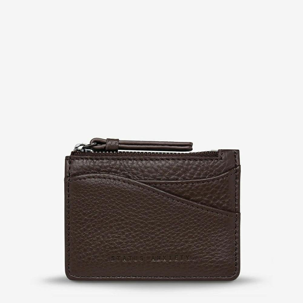 Status Anxiety Hearts Still Beating Wallet - Cocoa