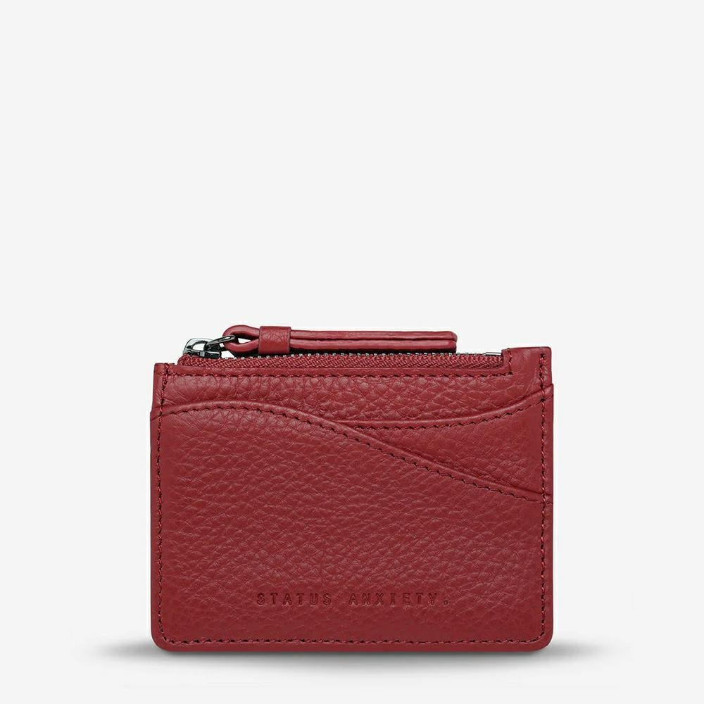 Status Anxiety Hearts Still Beating Wallet - Rouge