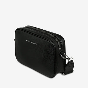 Status Anxiety Plunder Bag With Webbed Strap - Black