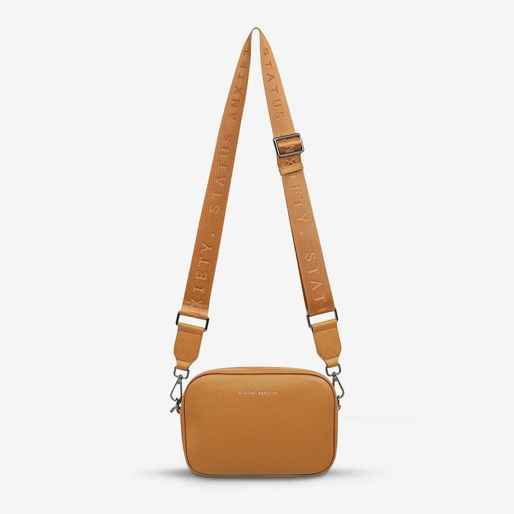 Status Anxiety Plunder Bag With Webbed Strap - Tan