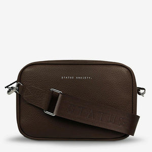 Status Anxiety Plunder Bag With Webbed Strap - Cocoa