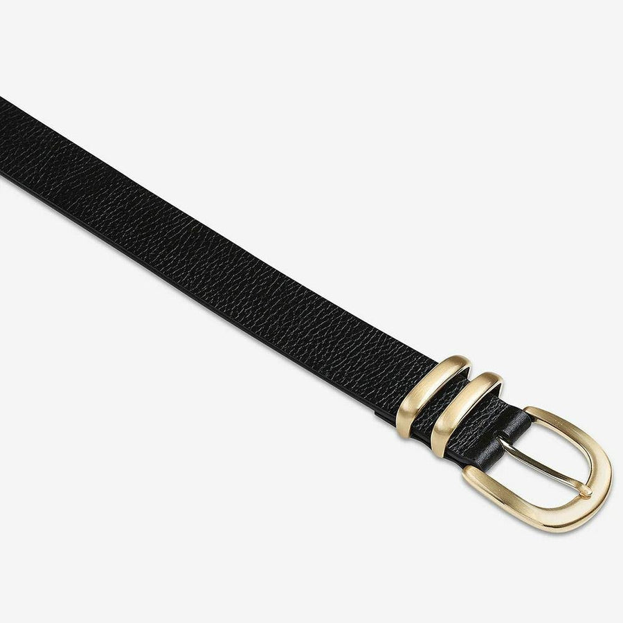 Status Anxiety Let It Be Belt - Black/Gold