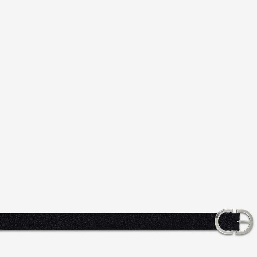 Status Anxiety In Reverse Belt - Black/Silver