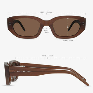 Status Anxiety Luna Sunglasses - Brown