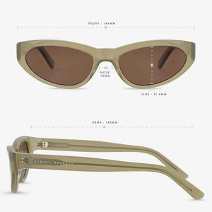 Status Anxiety Mindless Sunglasses - Pear