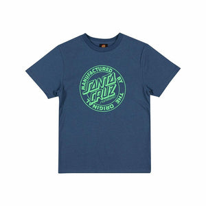 Santa Cruz Mfg Dot Front Boys T-Shirt