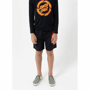 Santa Cruz Flame Ringed Dot Boys Boardshort