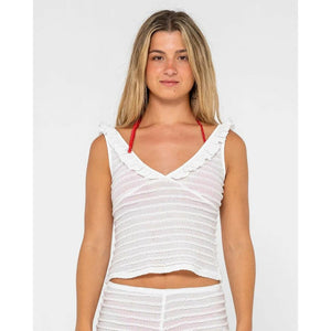 Rusty I Kissed A Pearl Lace Tank Top