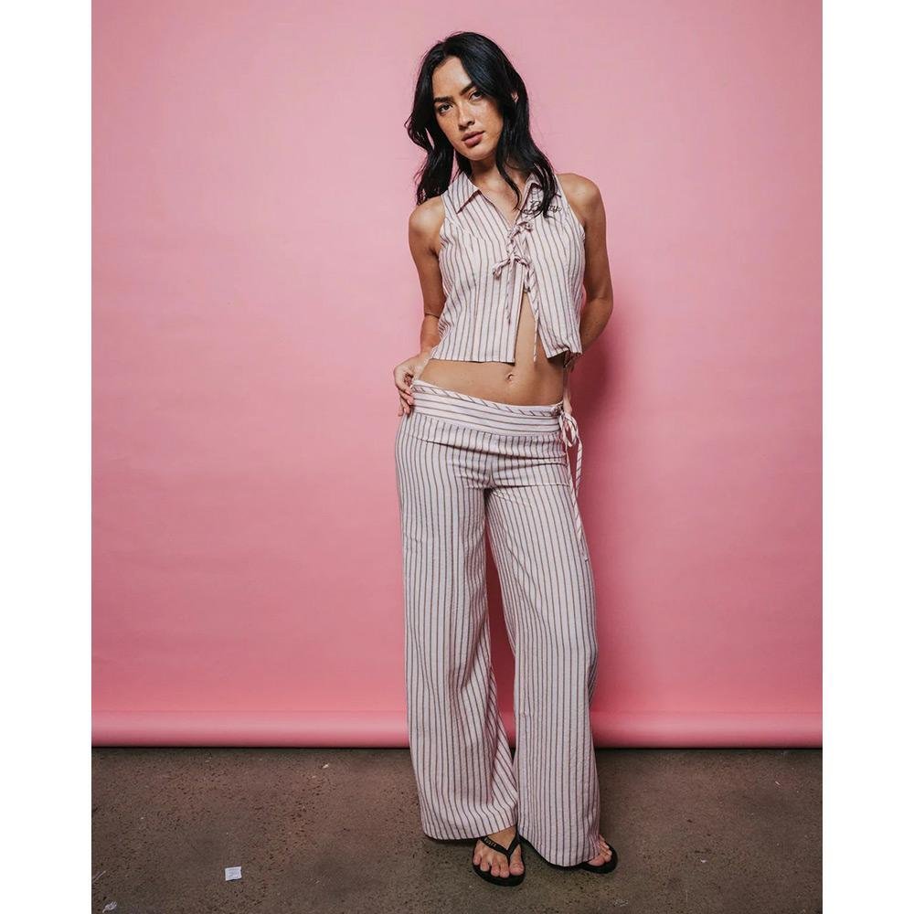 Rusty Rhysand Stripe Low Rise Pants