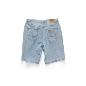 S/Double Embroidered 5 Pocket Short
