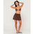 Rusty Palm Springs Shirred Mini Skirt