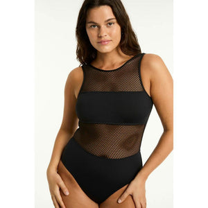 Sea Level Australia Drift High Neck One Piece