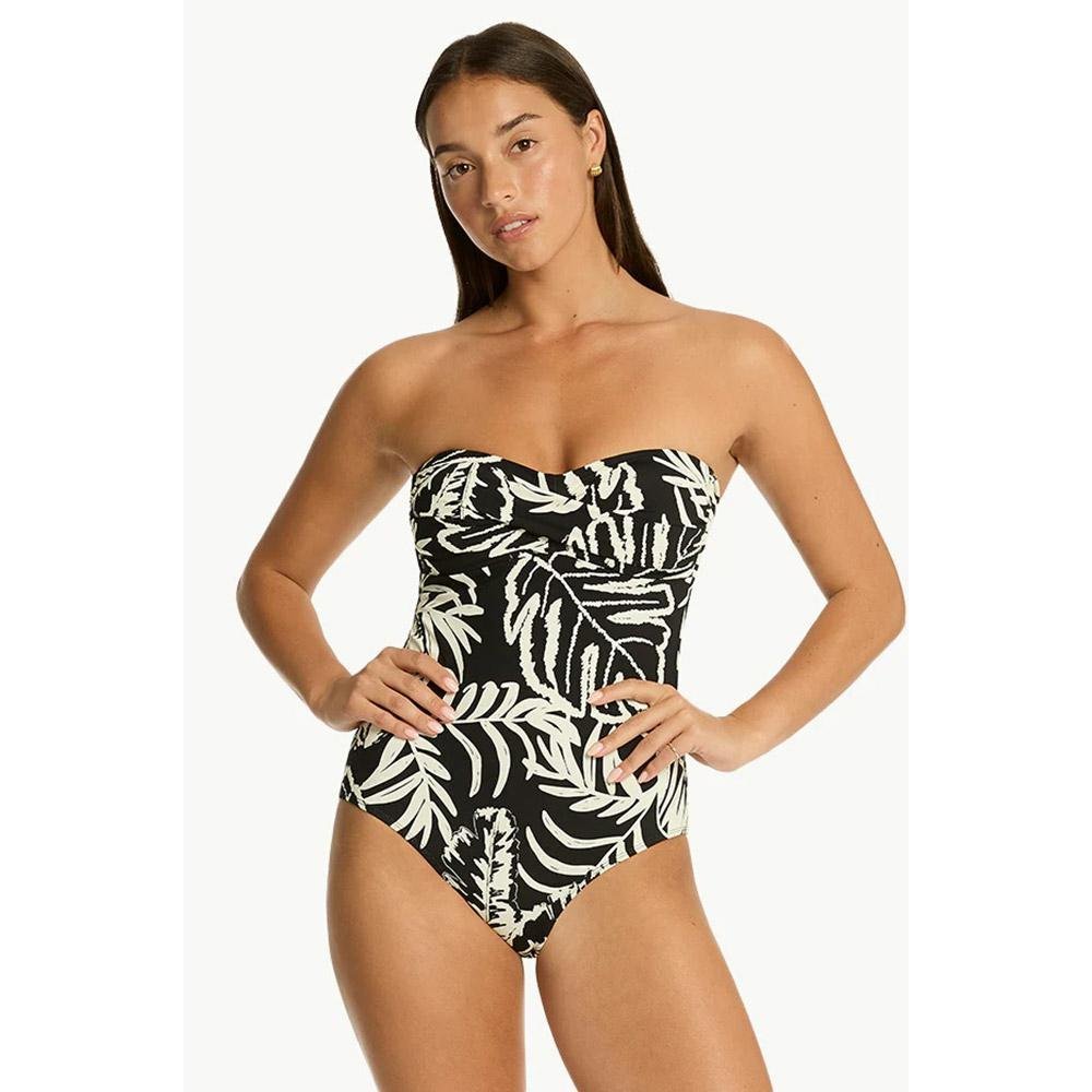 Sea Level Australia Jungle Book Twist Bandeau One Piece