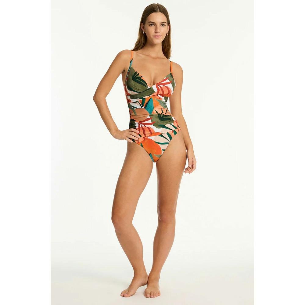 Sea Level Australia Tropaluxe Front Scoop Back One Piece