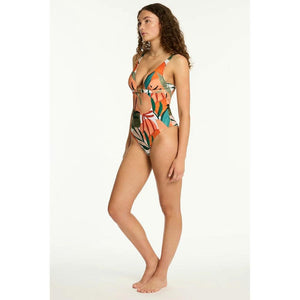 Sea Level Australia Tropaluxe Chain Link Longline One Piece