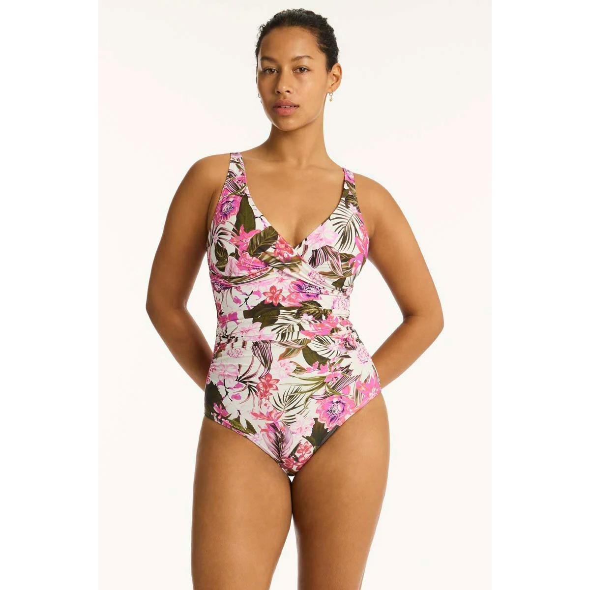 Sea Level Australia Isla Cross Front One Piece