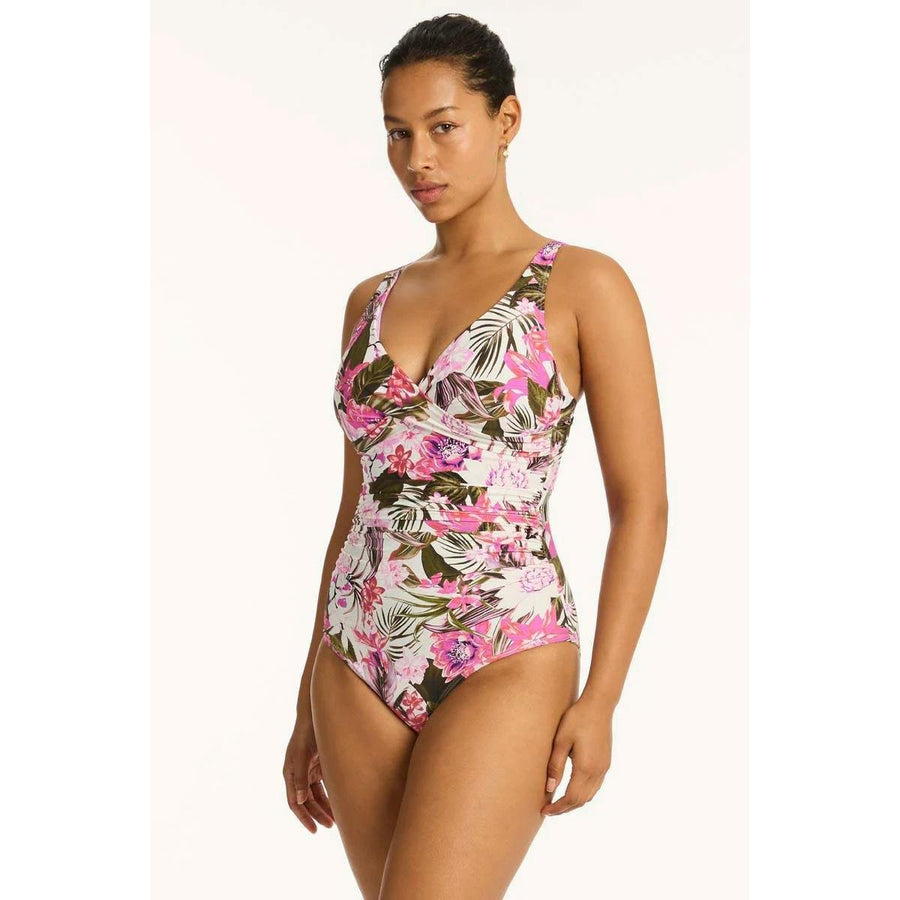 Sea Level Australia Isla Cross Front One Piece