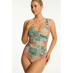 Sea Level Australia Java Cross Front One Piece