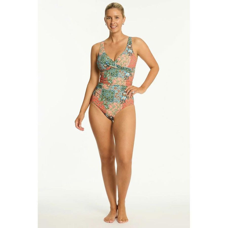 Sea Level Australia Java Cross Front One Piece