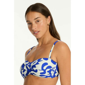 Sea Level Australia Seascape Twist Bandeau
