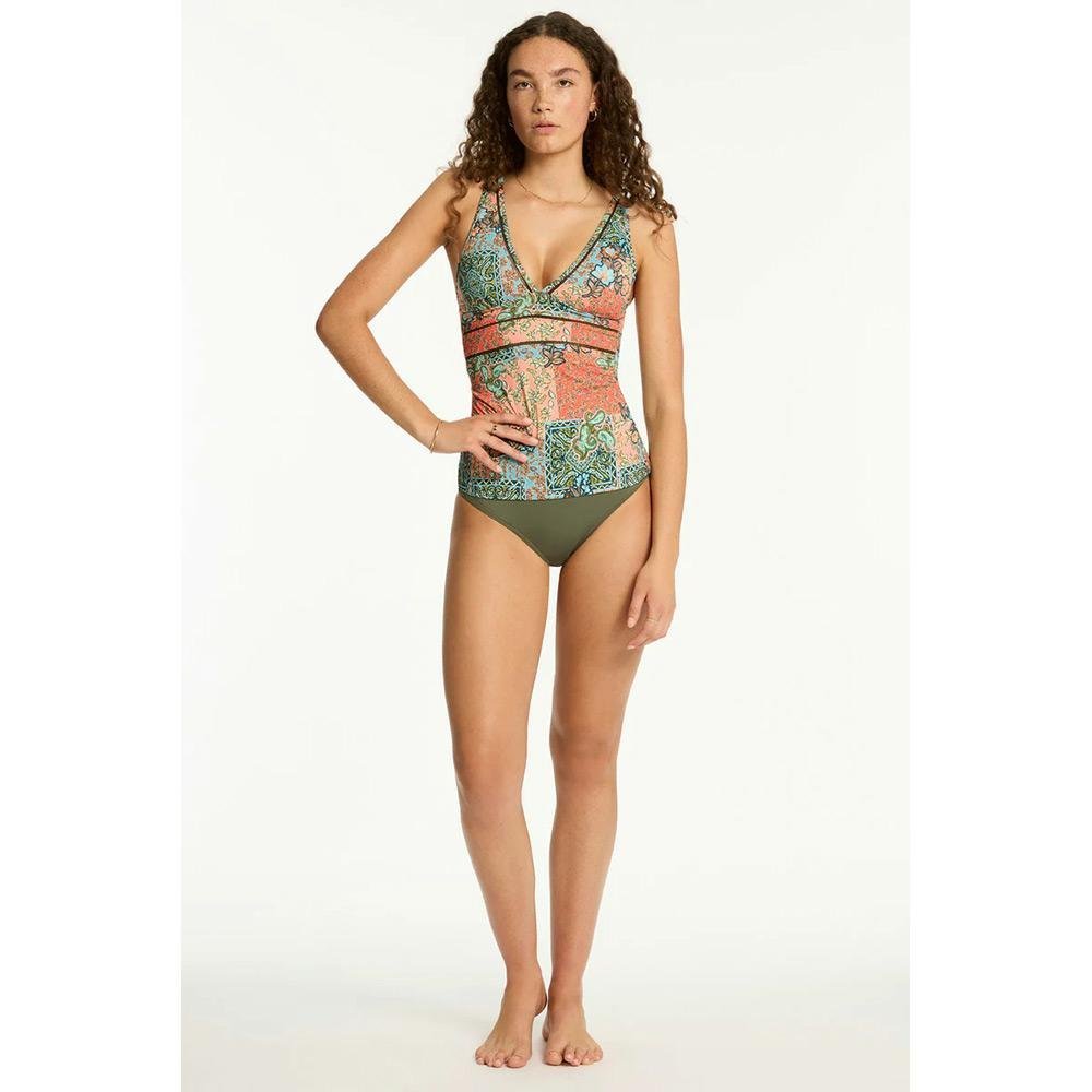 Sea Level Australia Java Longline Tankini Top